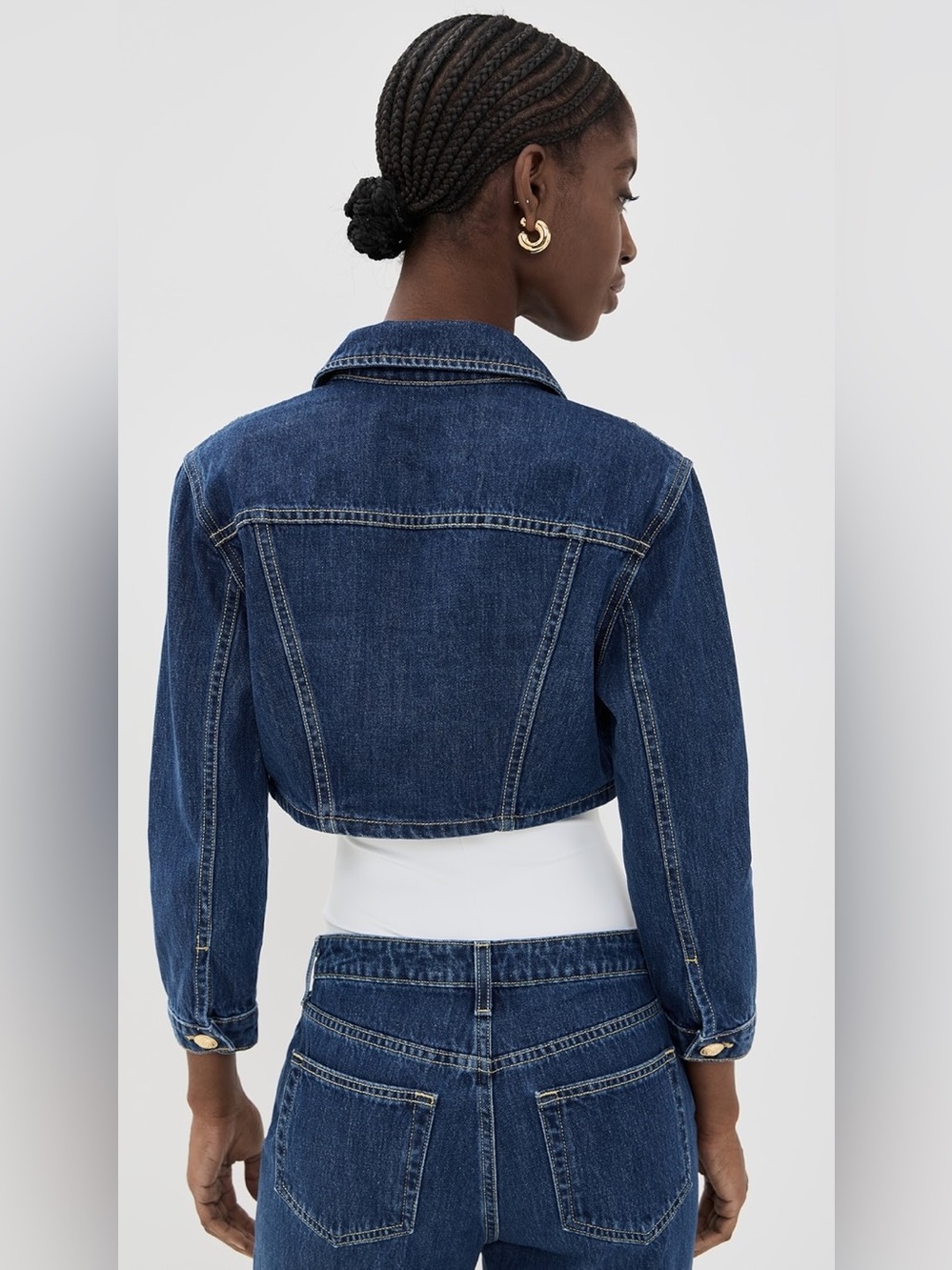 NWT L’Agence Genevie Crop Jacket - Picture 3 of 5
